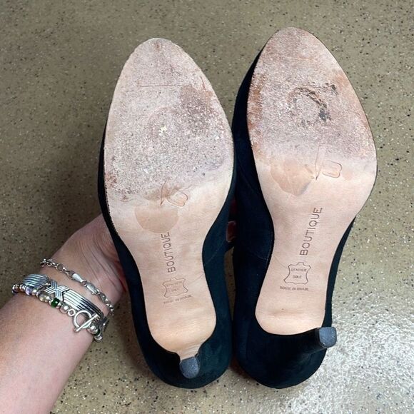 Boutique 9 Suede Stiletto Mary Janes 7 - Picture 7 of 11